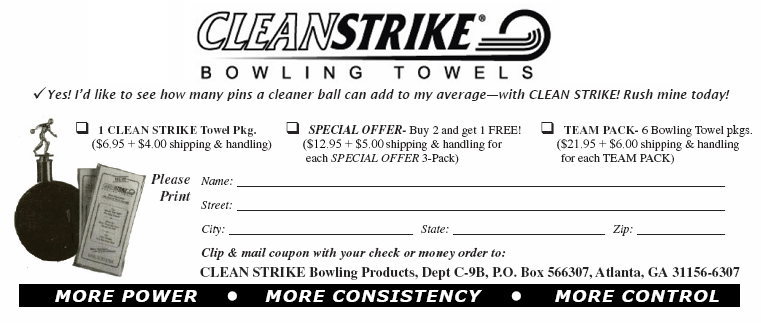 CleanStrike Order Form